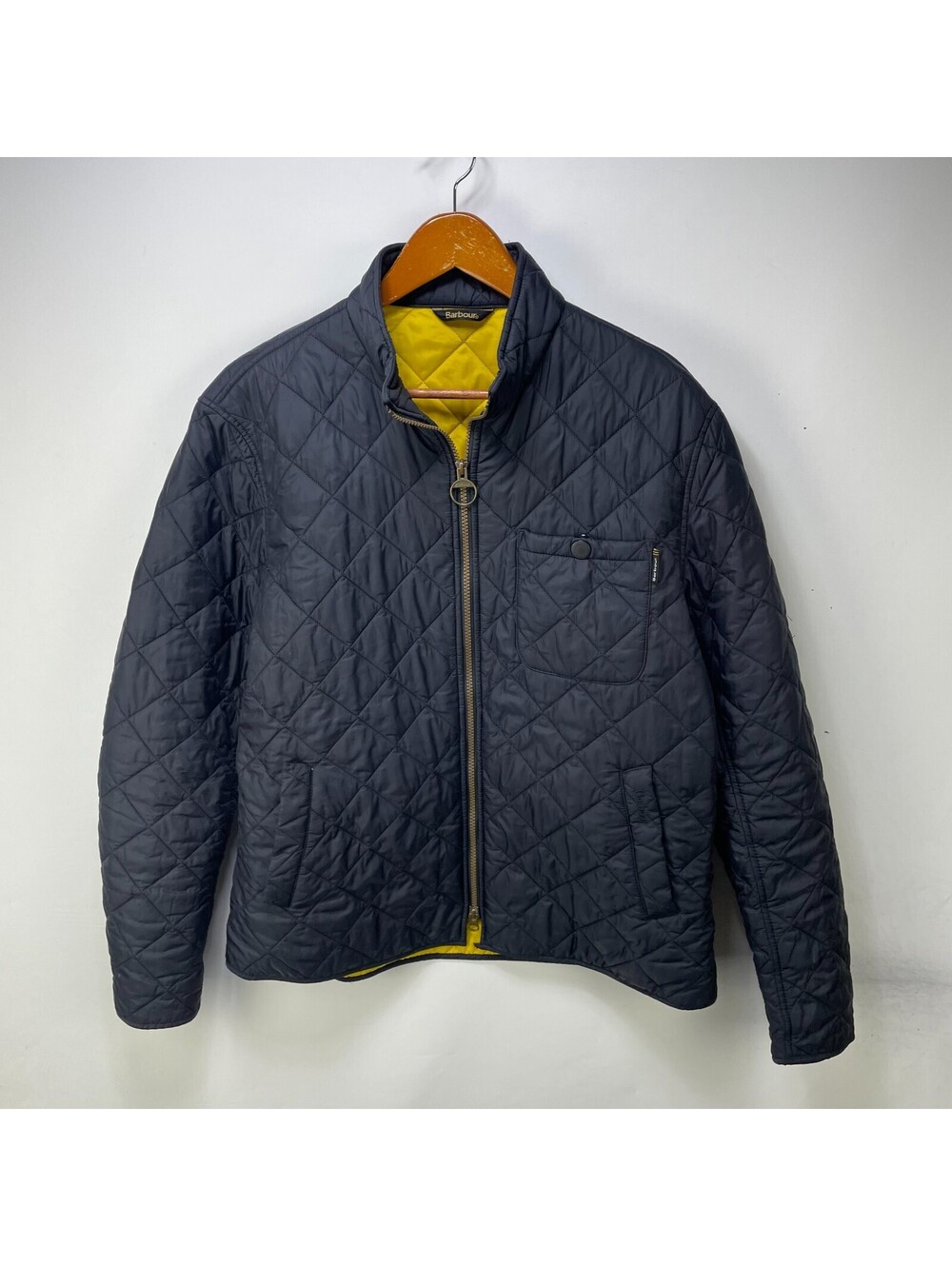 Vintage Barbour International Quilted Full Zip Jacket L